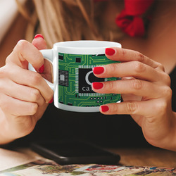 Circuit Board Double Shot Espresso Cup - Single (Personalized)