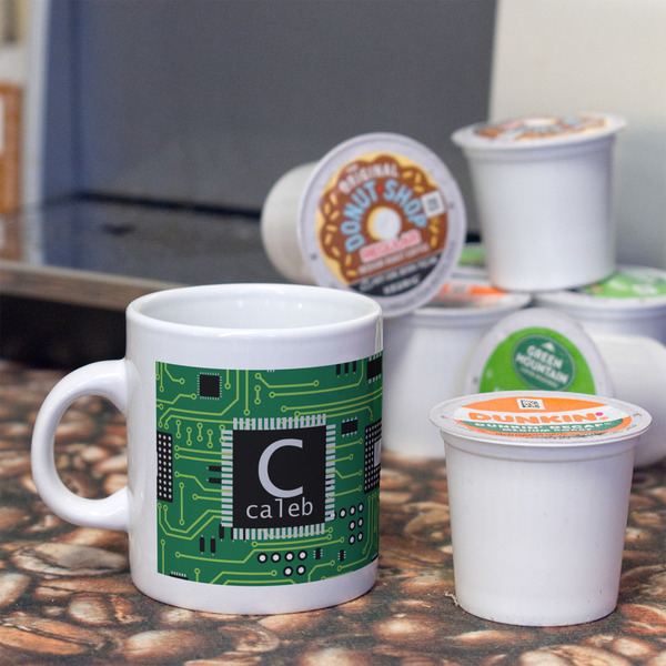 Circuit Board Espresso Cup - Single Lifestyle
