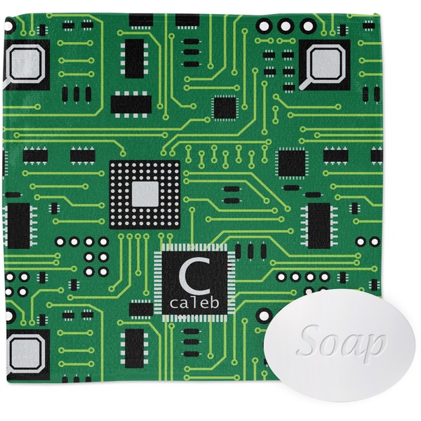 Custom Circuit Board Washcloth (Personalized)