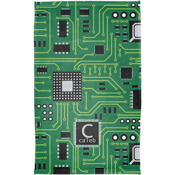 Circuit Board Finger Tip Towel - Full View