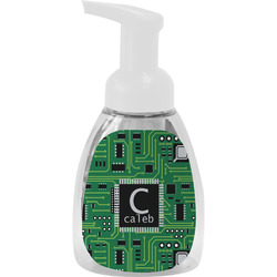 Circuit Board Foam Soap Bottle - White (Personalized)