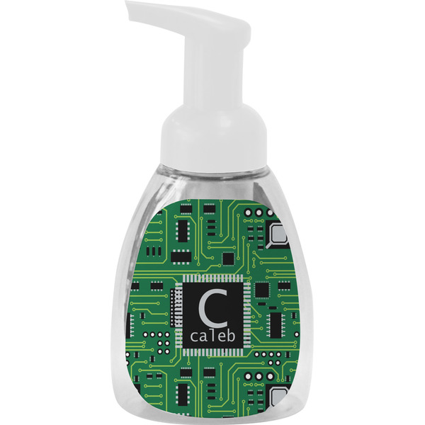 Custom Circuit Board Foam Soap Bottle - White (Personalized)