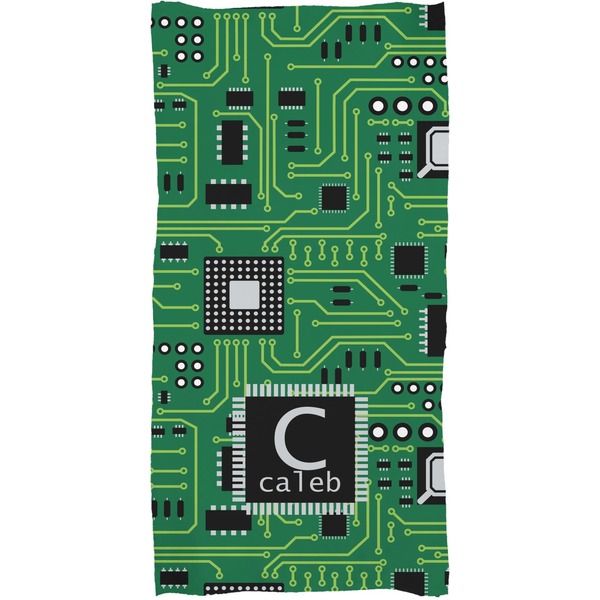 Circuit Board Full Sized Bath Towel - Apvl