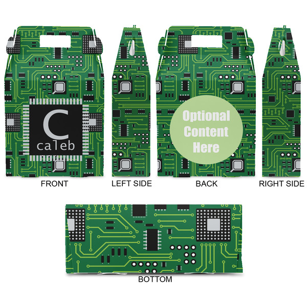 Circuit Board Gable Favor Box - Approval