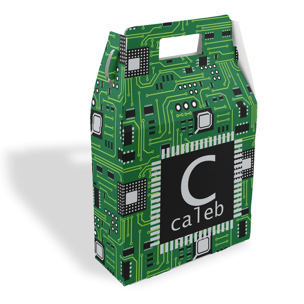 Custom Circuit Board Gable Favor Box (Personalized)