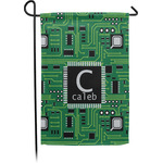 Circuit Board Garden Flag (Personalized)