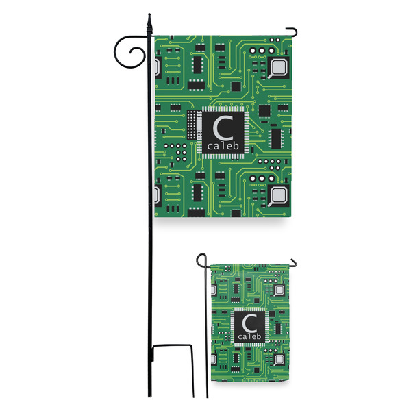 Circuit Board Garden Flag - PARENT/MAIN