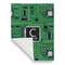 Circuit Board Garden Flags - Large - Single Sided - FRONT FOLDED