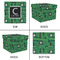 Circuit Board Gift Boxes with Lid - Canvas Wrapped - Large - Approval
