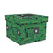 Circuit Board Gift Boxes with Lid - Canvas Wrapped - Medium - Front/Main