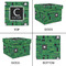 Circuit Board Gift Boxes with Lid - Canvas Wrapped - Small - Approval