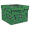 Circuit Board Gift Boxes with Lid - Canvas Wrapped - X-Large - Front/Main