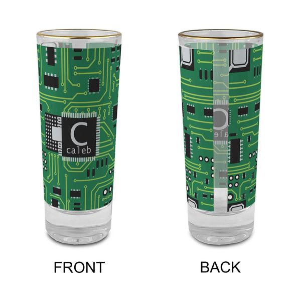 Circuit Board Glass Shot Glass - 2 oz - Single - APPROVAL
