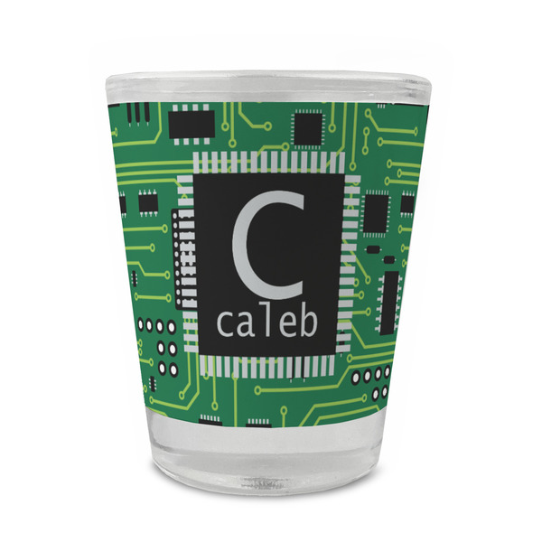 Circuit Board Glass Shot Glass - Standard - FRONT