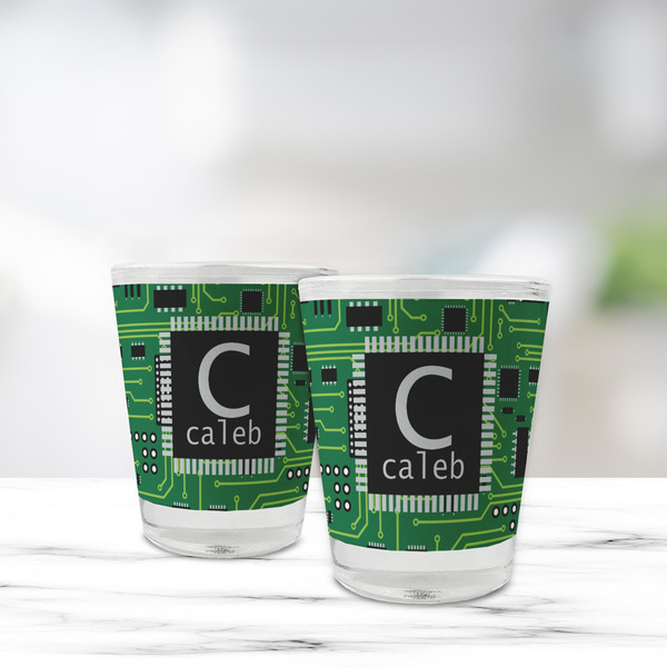 Circuit Board Glass Shot Glass - Standard - LIFESTYLE