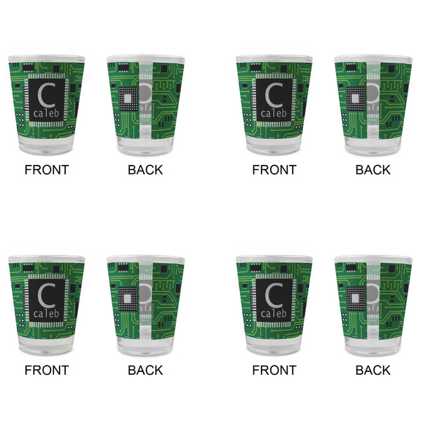 Circuit Board Glass Shot Glass - Standard - Set of 4 - APPROVAL