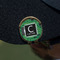 Circuit Board Golf Ball Marker Hat Clip - Gold - On Hat