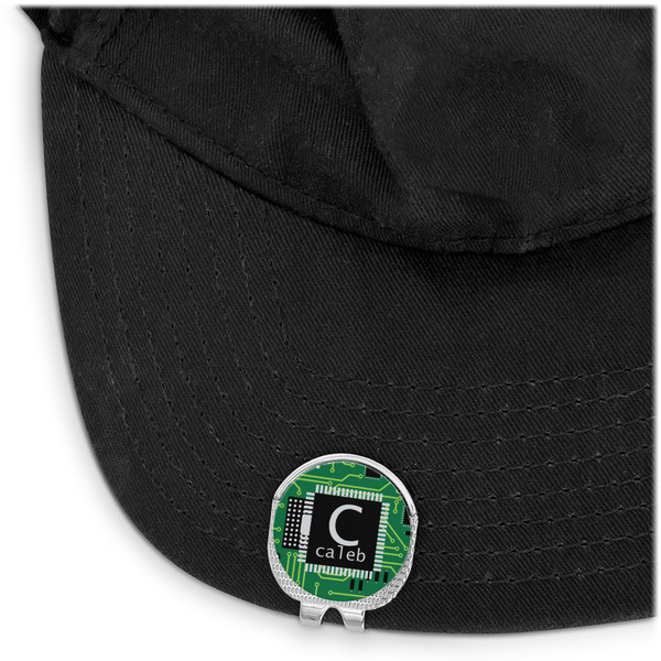 Circuit Board Golf Ball Marker Hat Clip - Main