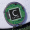 Circuit Board Golf Ball Marker Hat Clip - Silver - Front