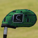 Circuit Board Golf Club Iron Cover - Single (Personalized)