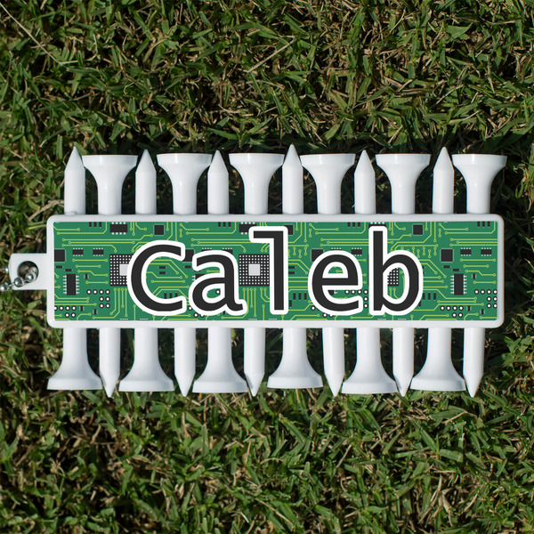 Custom Circuit Board Golf Tees & Ball Markers Set (Personalized)