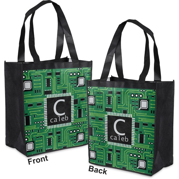 Circuit Board Grocery Bag - Apvl