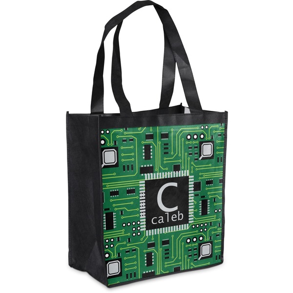 Custom Circuit Board Grocery Bag (Personalized)