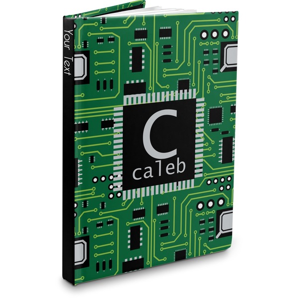 Custom Circuit Board Hardbound Journal - 5.75" x 8" (Personalized)