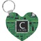 Circuit Board Heart Keychain (Personalized)