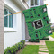 Circuit Board House Flags - Double Sided - LIFESTYLE