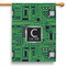 Circuit Board 28" House Flag - Single Sided (Personalized)