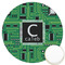 Circuit Board Icing Circle - Large - Front