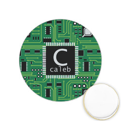 Circuit Board Printed Cookie Topper - 1.25" (Personalized)