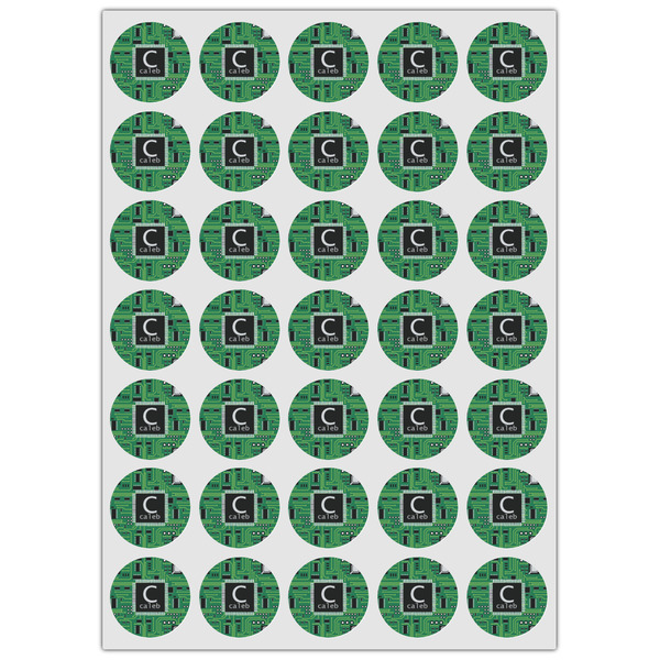 Circuit Board Icing Circle - XSmall - Set of 35