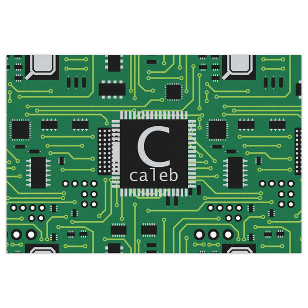 Circuit Board Indoor / Outdoor Rug - 2'x3' - Front Flat