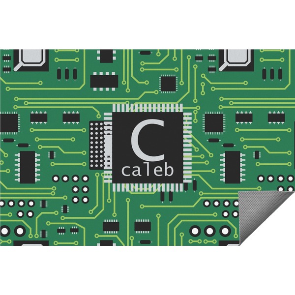Custom Circuit Board Indoor / Outdoor Rug (Personalized)