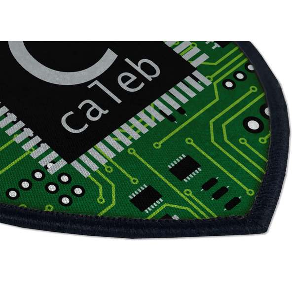 Circuit Board Iron on Shield 3 Detail
