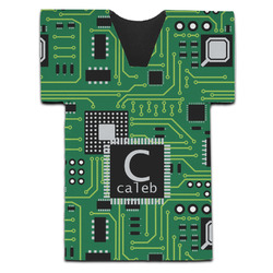 Circuit Board Jersey Bottle Cooler (Personalized)