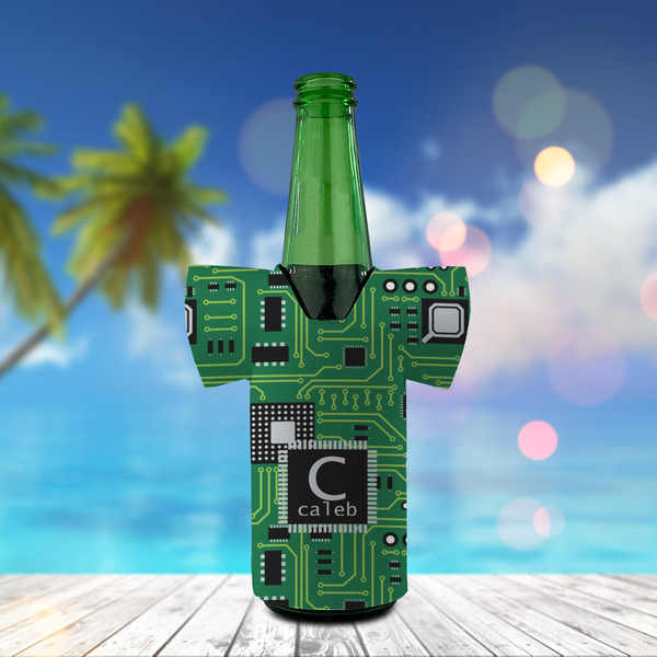 Circuit Board Jersey Bottle Cooler - LIFESTYLE
