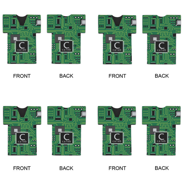 Circuit Board Jersey Bottle Cooler - Set of 4 - APPROVAL