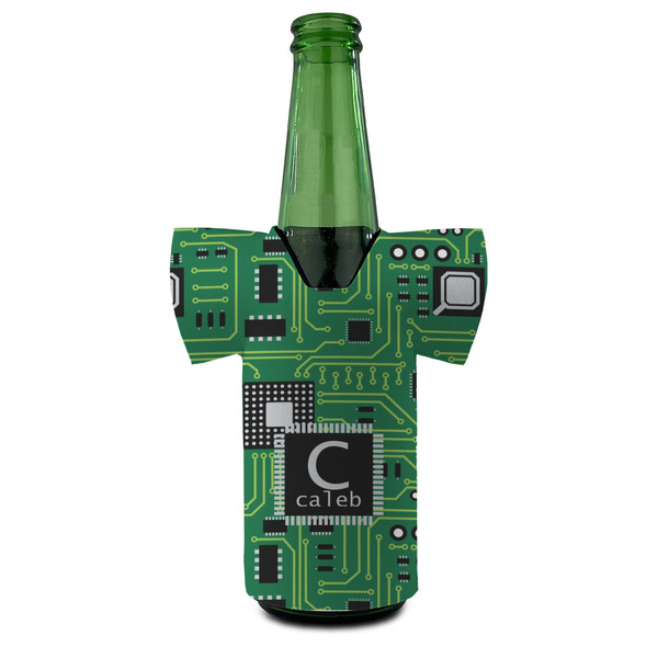Circuit Board Jersey Bottle Cooler - Set of 4 - FRONT (on bottle)