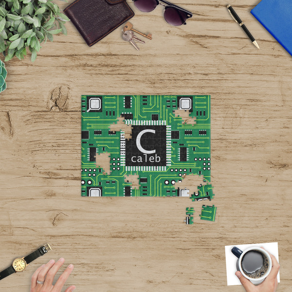 Circuit Board Jigsaw Puzzle 252 Piece - In Context