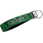 Circuit Board Webbing Keychain Fob - Large (Personalized)