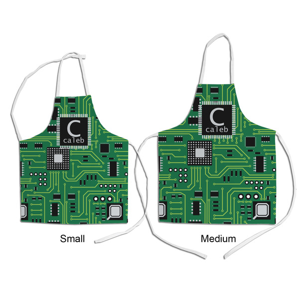Circuit Board Kid's Aprons - Comparison