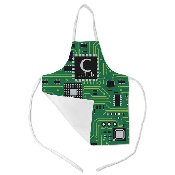 Circuit Board Kid's Aprons - Medium - Main (med/lrg)