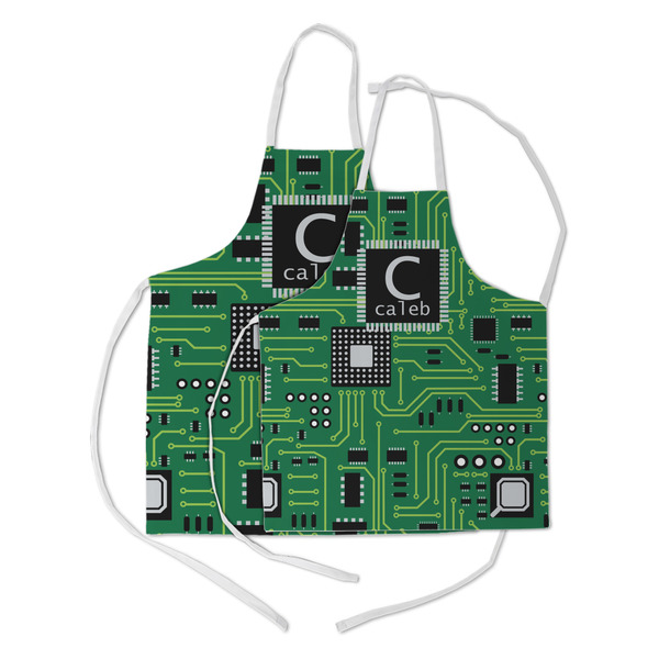 Circuit Board Kid's Aprons - Parent - Main