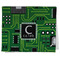 Circuit Board Kitchen Towel - Poly Cotton w/ Name and Initial