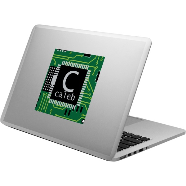 Custom Circuit Board Laptop Decal (Personalized)