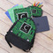 Circuit Board Large Backpack - Black - With Stuff