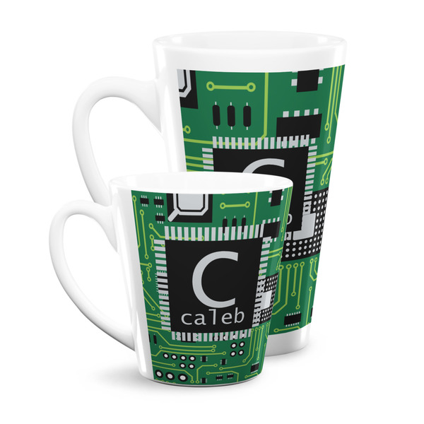 Circuit Board Latte Mugs Main